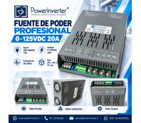 FUENTE DE PODER - SWITCHING - HIGH POWER 220VAC /0-125VDC 20A (2.500W) 